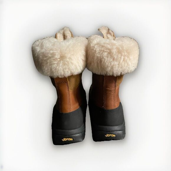 UGG Butte Worchester Brown Leather Waterproof Vibram Boots Men 9M US/42EU 5521 main image 16